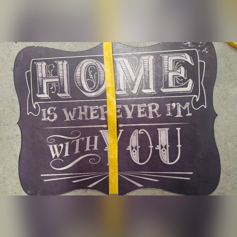 Kirklands Black Home Wall Decor Metal Sign image 2